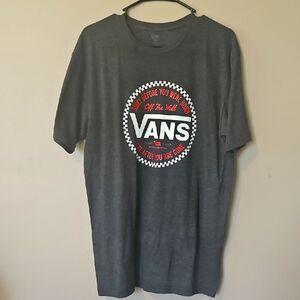 Vans Gray Graphic T-Shirt for Men